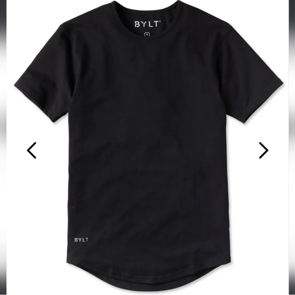 BYLT Basics Black Short Sleeve Tee. - Picture 4 of 5